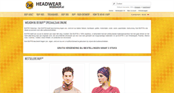 Desktop Screenshot of headwearwebshop.nl